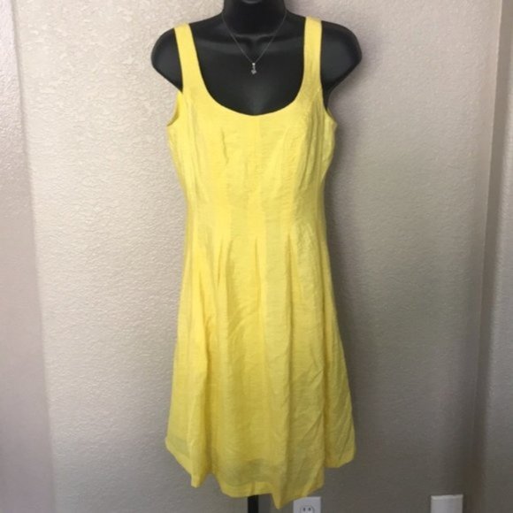 Nine West Dresses & Skirts - Nine West Yellow Tank Sundress Sleeveless Dress